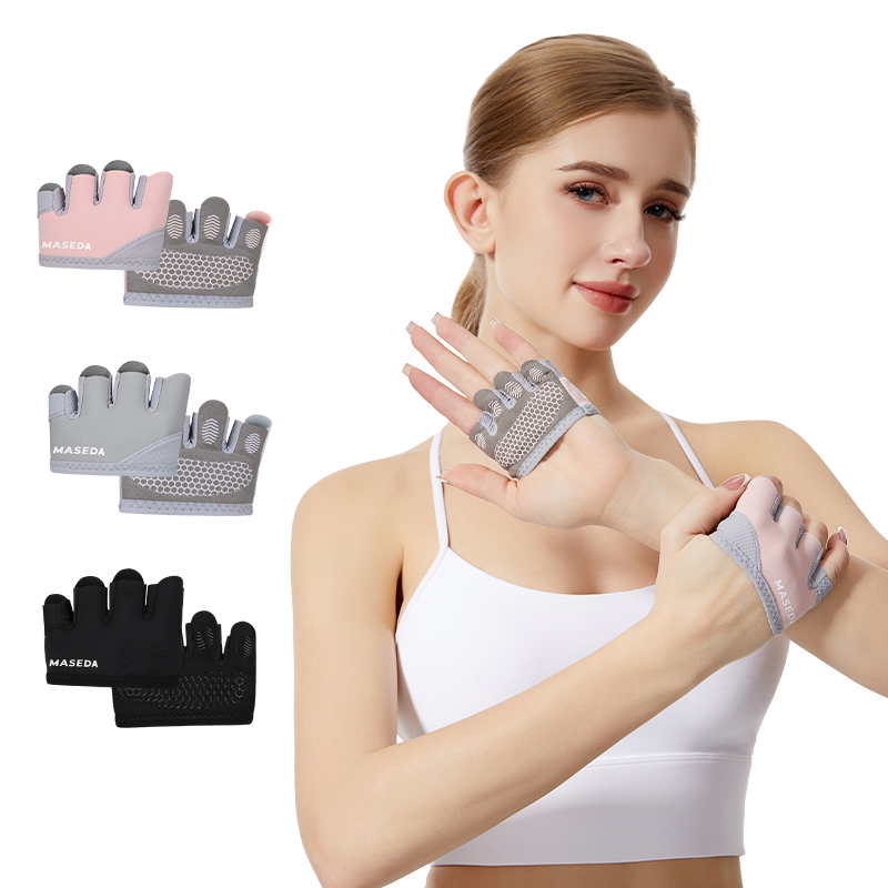 Pilates Yoga &A - Пара фитнес-перчаток без пальцев: спортивные перчатки