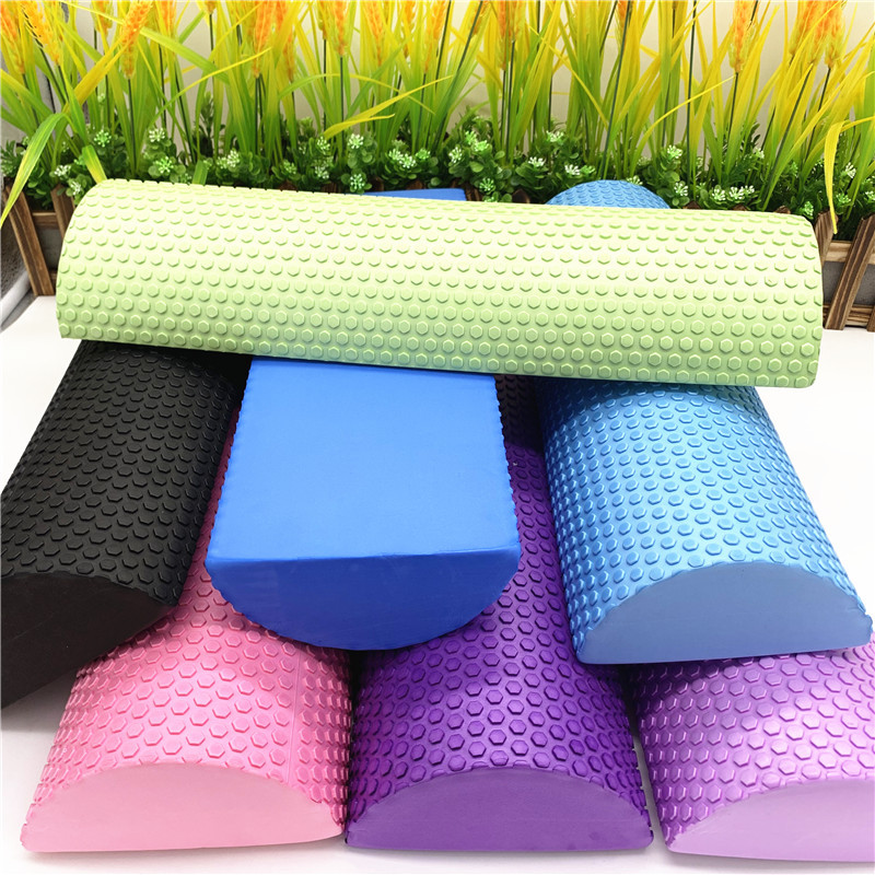 Pilates Yoga Equipment - 30/45 см полукруглый массажный пенопластовый ролик