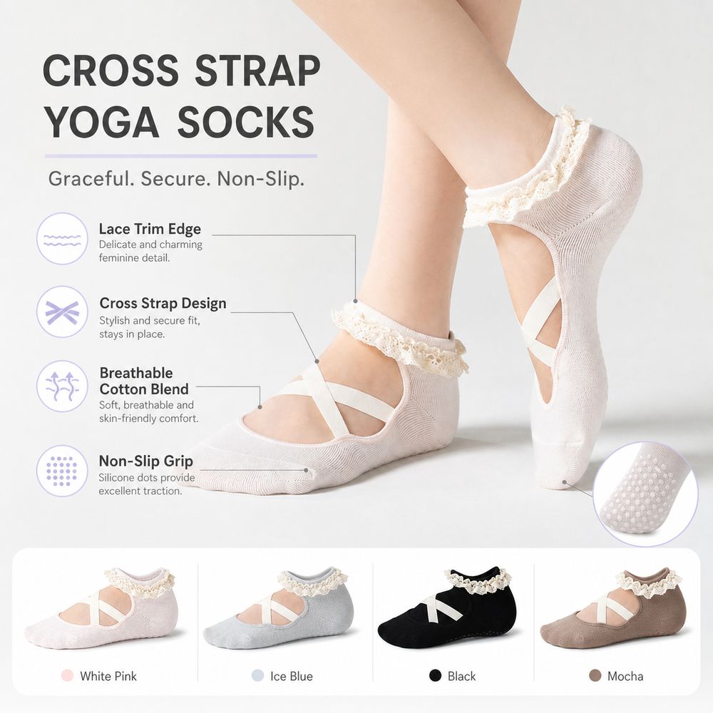 Подарки: Нескользящие носки дл – обзор и цена Pilates Ankle Strap