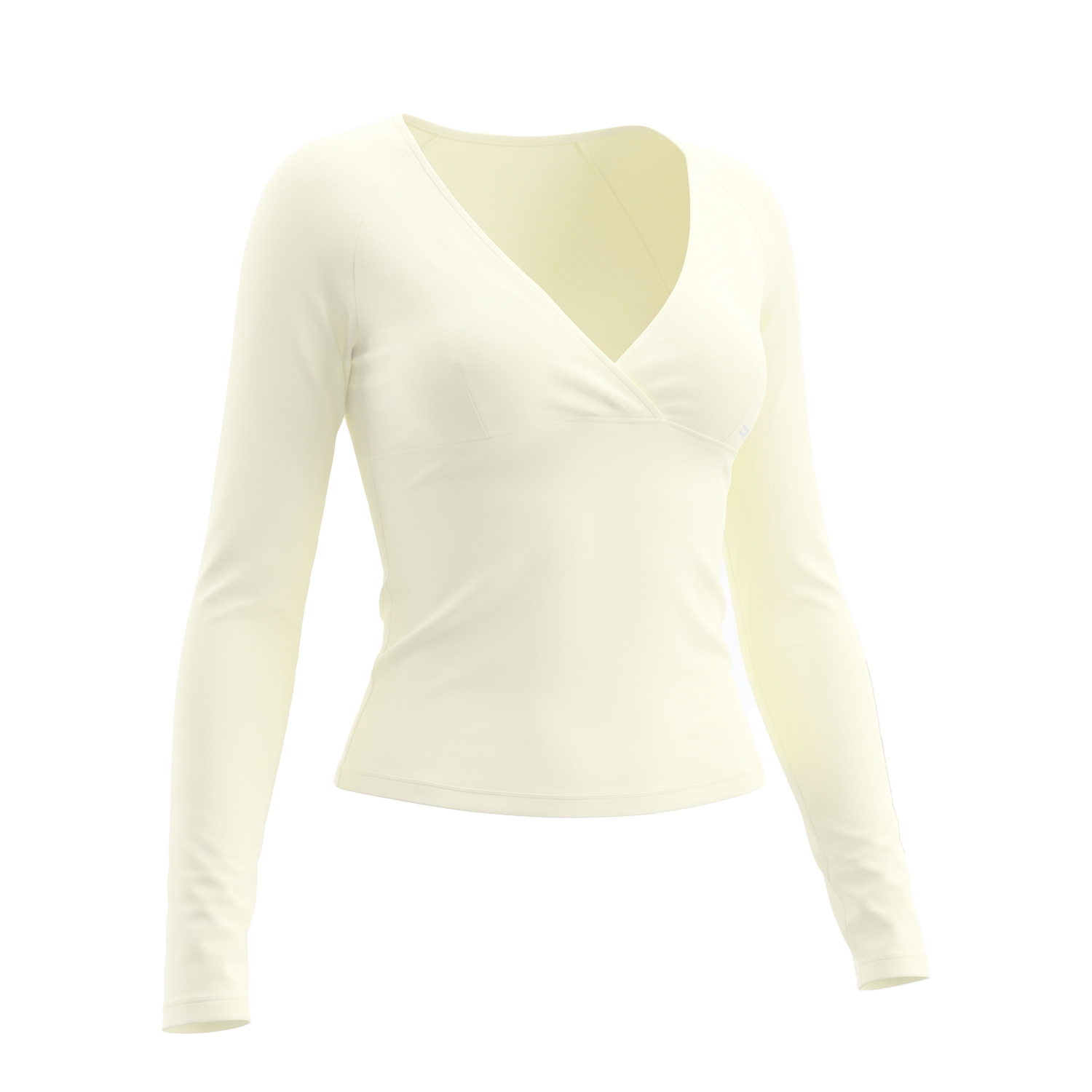Женский спортивный лонгслив с  – обзор и цена Pilates Yoga Wrap Top