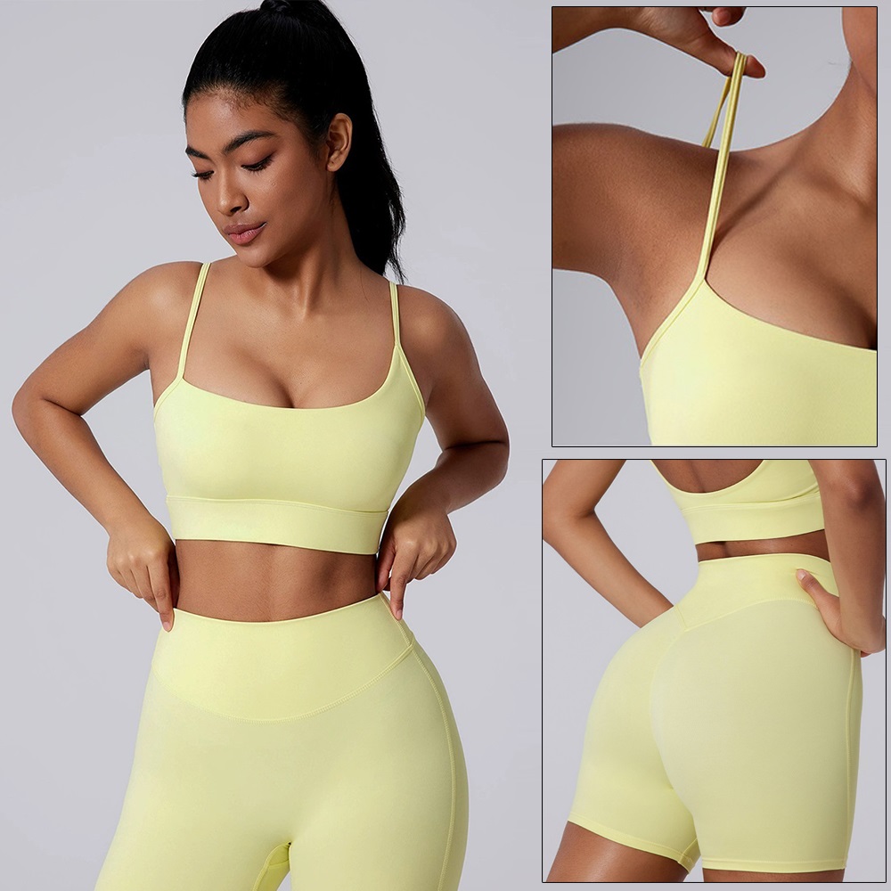 Желтый спортивный костюм Cloud – обзор и цена Pilates Yoga Wrap Top