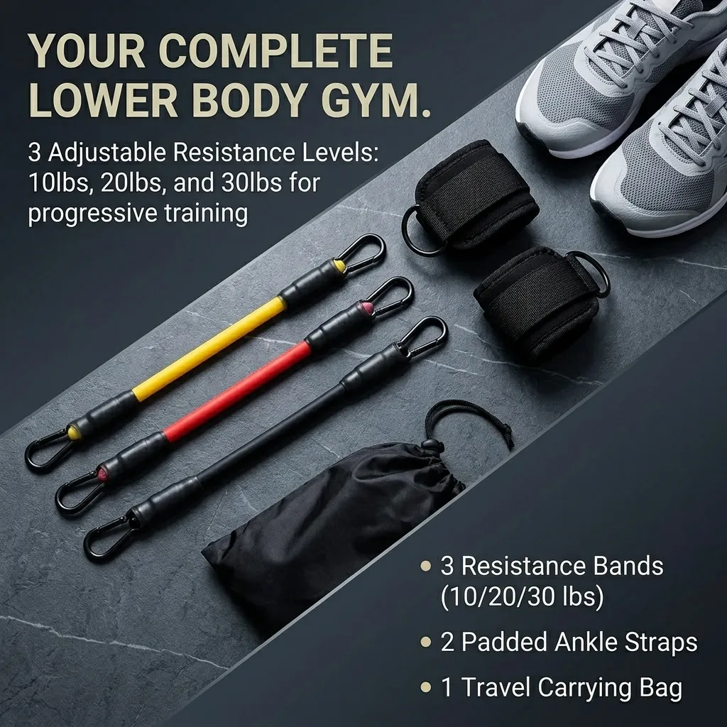 Набор из 5 эластичных лент для – обзор и цена Pilates Ankle Strap
